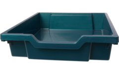 Gratnell lade F1 - 31 x 43 x 7,5 cm (lxdxh), blauw / Midnight Blue (17)