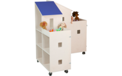 Klip Klap poppenhuis H115xB150xD37,5 cm dak