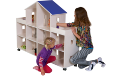 Klip Klap poppenhuis H115xB150xD37,5 cm dak
