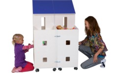 Klip Klap poppenhuis H115xB150xD37,5 cm dak