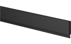 Info Rail zwart structuur 200 cm, incl. bevestigingsmateriaal