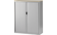 Roldeurkast NG 145 x 120 cm ombouw verticale kunststof deuren