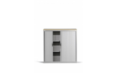 Roldeurkast NG 120 x 120 cm ombouw verticale kunststof deuren