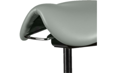 Zadelkruk zithoogte 50-69 cm, luxe kunstleder Pastelgroen/1