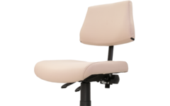 Stoel zithoogte 43-57 cm, luxe kunstleder Naturel/12