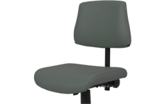 Stoel zithoogte 43-57 cm, luxe kunstleder Olijf/16