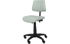 Stoel zithoogte 43-57 cm, luxe kunstleder Pastelgroen/01