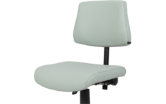 Stoel zithoogte 43-57 cm, luxe kunstleder Pastelgroen/01