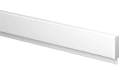 Info Rail wit 25 cm (inclusief bevestigingsmateriaal en eindkappen)