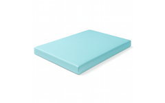 Aankleedmatras 95 x 70 x 4 cm, stof 8x 32M2389 lichtblauw