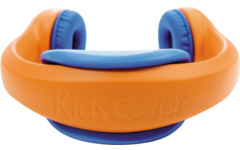 Safe 'n Sound hoofdtelefoon oranje, met afneembare textiel kabel