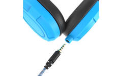 Lumaz Edu Hoofdtelefoon set van 6 st. (Blauw) + 2 kabels Mini-jack en USB-C