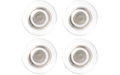 Glasbordmagneet NOBO 32mm transparant extra sterk, 4 stuks