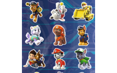 Beloningsstickers 441 Paw Patrol, 35 motieven, 700 stuks