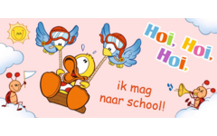 Oproepkaarten 5235 guusje school, 2 motieven, 25 stuks