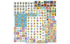 Beloningsstickers mixserie 319004 fantasie, 35 motieven, 700 st.