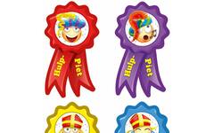 Hulpjesstickers Sint en Piet 131, 80 stuks