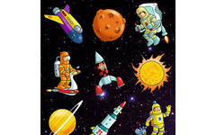 Beloningsstickers Astronauten 358 40 motieven, 800 stuks