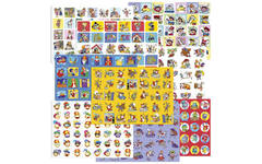 Beloningsstickers mixserie Sint 319008, 15 motieven per vel, 720 stuks