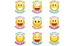 Beloningsstickers Kanjersmileys 384 , 12 motieven, 240 stuks