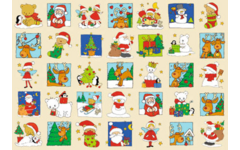 Beloningsstickers 428 Kerstvriendjes, 35 motieven, 700 stuks