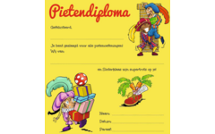 Pietendiploma's 2345, 25 stuks