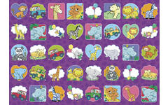Beloningsstickers 117 Safari 35 motieven, 700 stickers