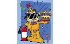 Miniposters Garfield 1097 4 motieven, 20 stuks