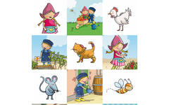 Beloningsstickers Fien en Teun 474 35 motieven, 700 stickers