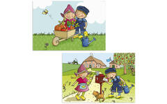 Miniposters Fien en Teun 1078 2 motieven, 20 stuks