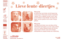 Beloningsstickers 462 Lieve Lentediertjes, 35 motieven, 700 stuks