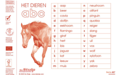 Beloningsstickers 467 Het Dieren ABC, 30 motieven, 600 stuks