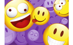 Miniposters 1074 Smileys, 4 motieven, 20 stuks