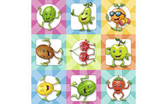 Beloningsstickers Fruitees 68 30 motieven, 600 stickers