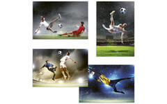 Beloningskaarten Voetbal 4251 4 motieven, 96 stuks