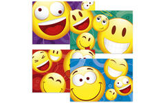 Ansichtkaarten Smileys 5509 4 motieven, 48 stuks