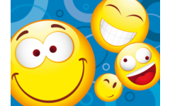 Ansichtkaarten Smileys 5509 4 motieven, 48 stuks