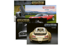 Miniposters Sportwagens 853 4 motieven, 20 stuks
