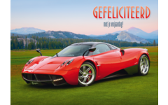Miniposters Sportwagens 853 4 motieven, 20 stuks