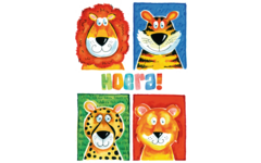Miniposters Fantasie dieren 1027 4 motieven, 20 stuks
