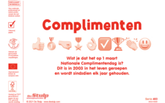 Beloningsstickers 483 complimenten, 24 motieven, 480 stuks