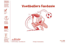 Beloningsstickers 265 Voetballers fantasie, 40 motieven, 800 stuks