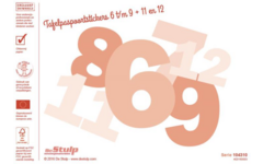 Beloningsstickers tafel 6-9 + 11-12