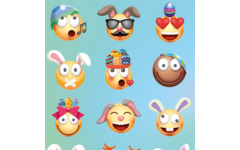 Beloningsstickers 103 Paas smileys 48 motieven, 960 stickers