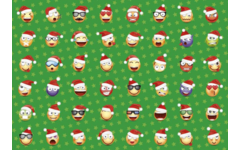 Beloningsstickers 497 Kerst smileys 48 motieven, 960 stickers