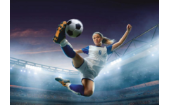 Miniposter 1089 Voetbalmeiden 4 motieven, 20 stuks