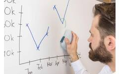 Whiteboardwisser spons microvezel licht grijs
