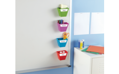 Opbergbakjes magnetisch, 4 stuks