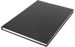 Schrift A4 met harde kaft gelinieerd 80 vel, 80 gram