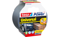 Ducttape Tesa extra power universal grijs 50mm, 10 meter